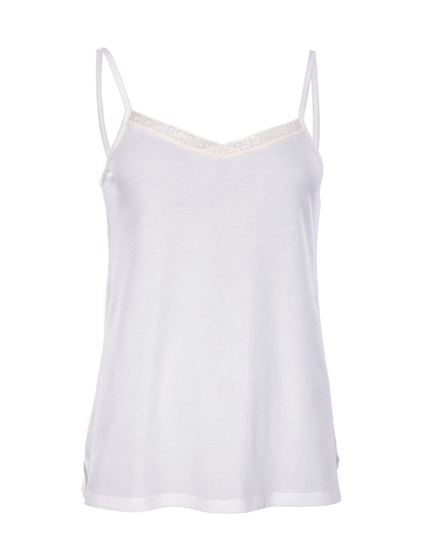 Damen Night Top Weiß – Ansicht 2