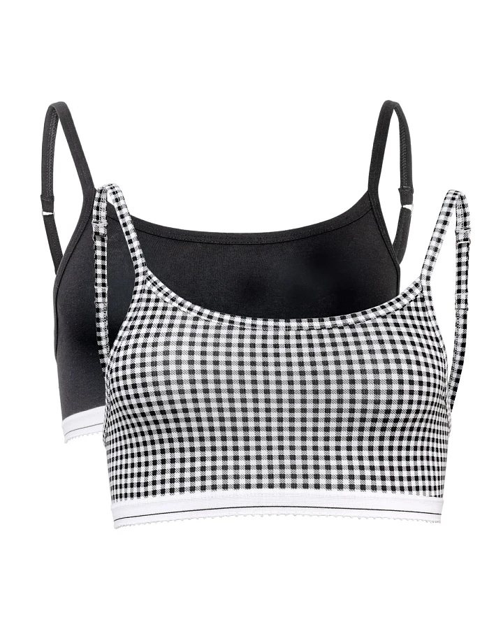 Damen Bustier, 2er-Pack Mehrfarbig
