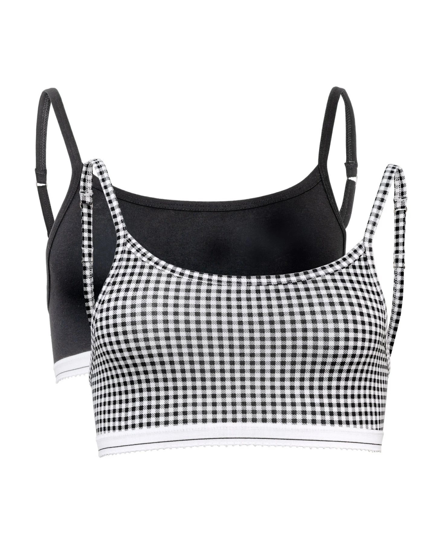 Damen Bustier, 2er-Pack Mehrfarbig – Ansicht 2