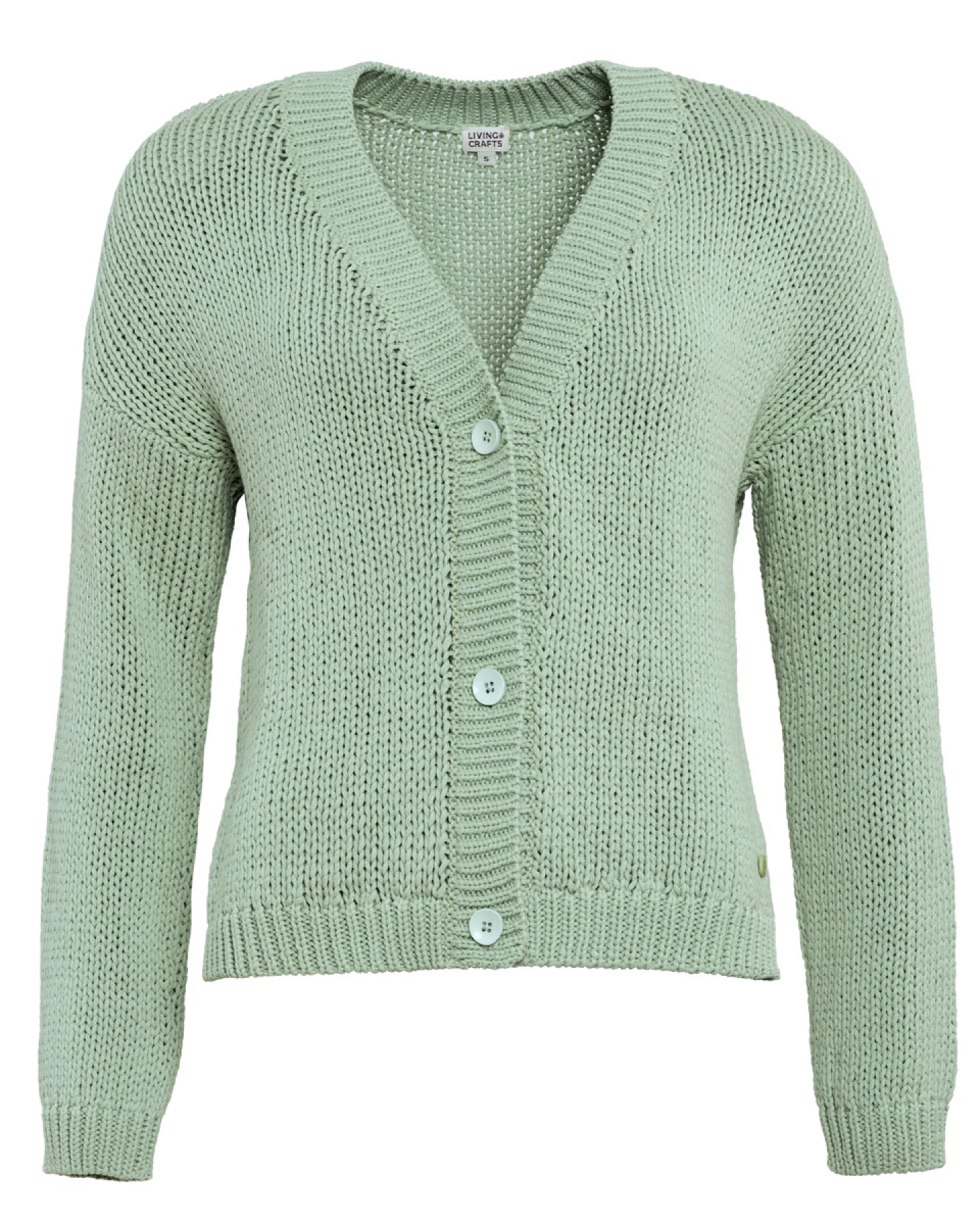 Damen Strickjacke Grün – Ansicht 2