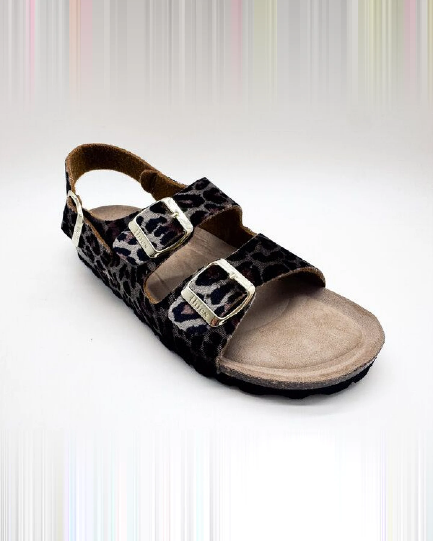 Vegane "thies ® Rec Backstrap Leo Sandale" aus rec. PES – Ansicht 3