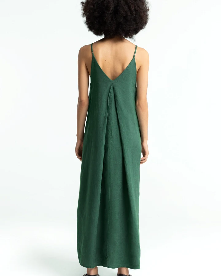 Kings of Indigo Damen vegan Kleid Aubrey Bistro Grün