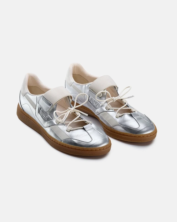 SAYE Damen vegan Sneaker M70 Muse Silber