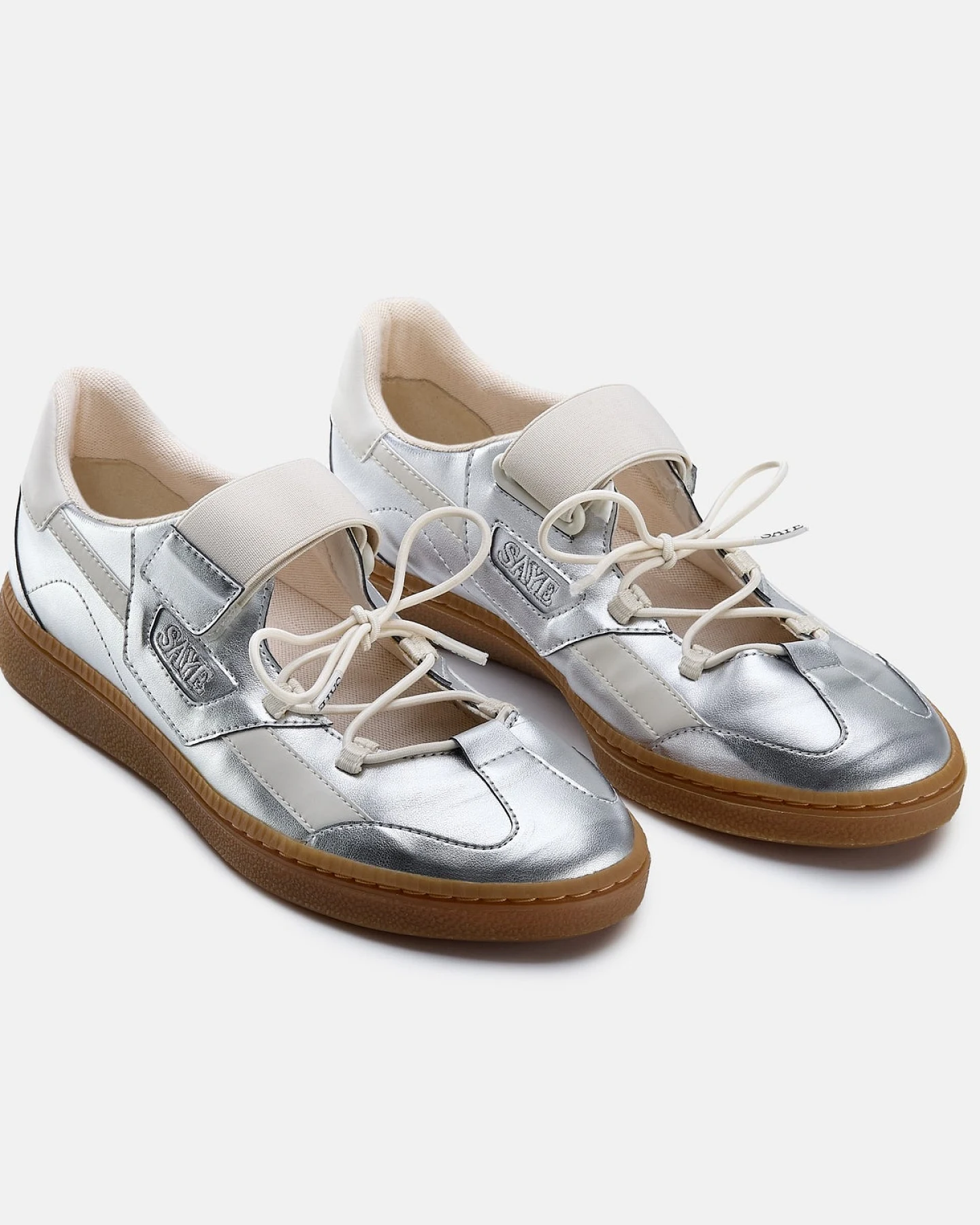 SAYE Damen vegan Sneaker M70 Muse Silber – Ansicht 2