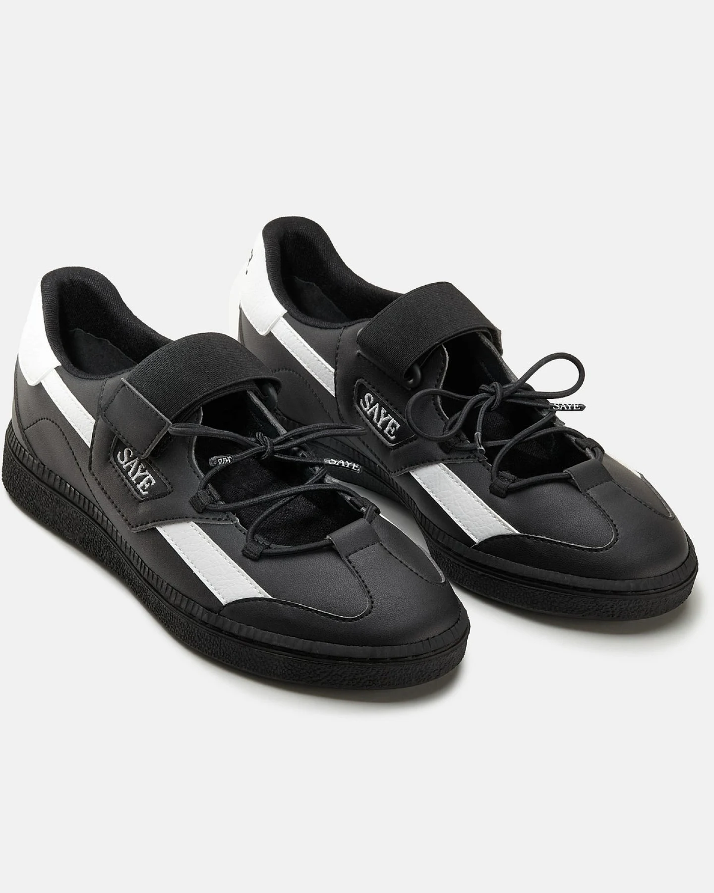 SAYE Damen vegan Sneaker M70 Muse Schwarz/Weiß – Ansicht 2