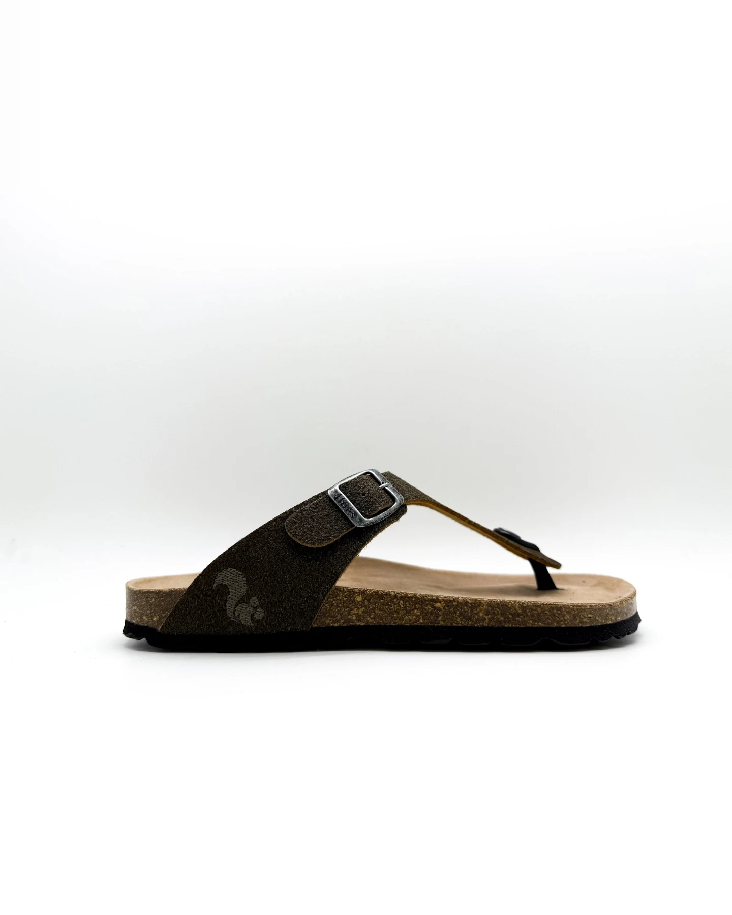 thies Damen vegan Sandalen Eco Thong Dunkelbraun – Ansicht 2