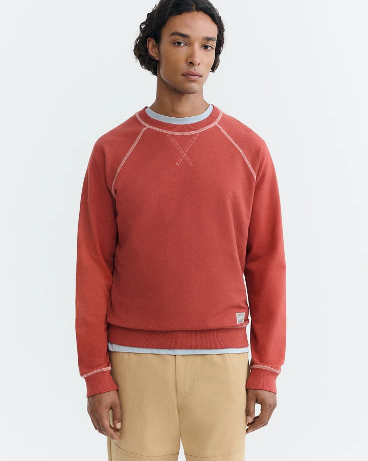 Thinking MU Herren vegan Sweatshirt Gorka Rot