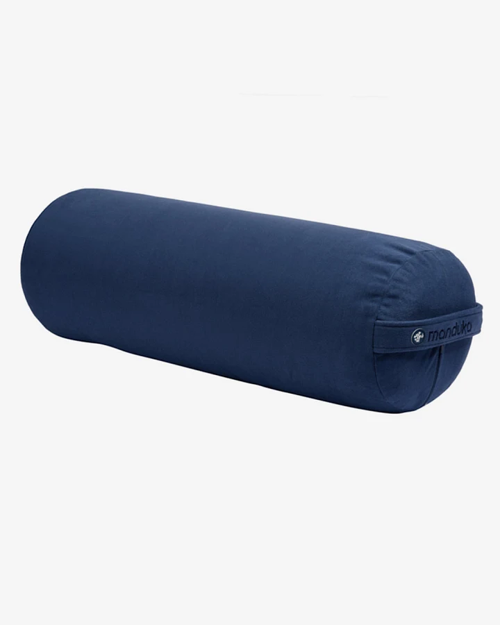 Manduka Yoga Bolster rund - Midnight (Cover)