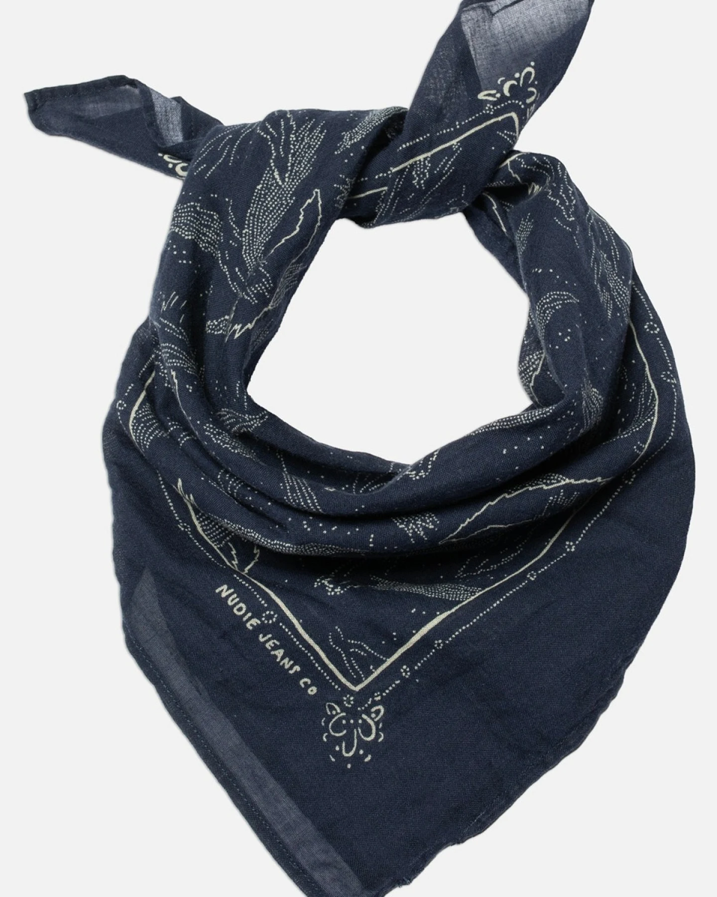 Ingrid Bandana Starburst Blau – Ansicht 3