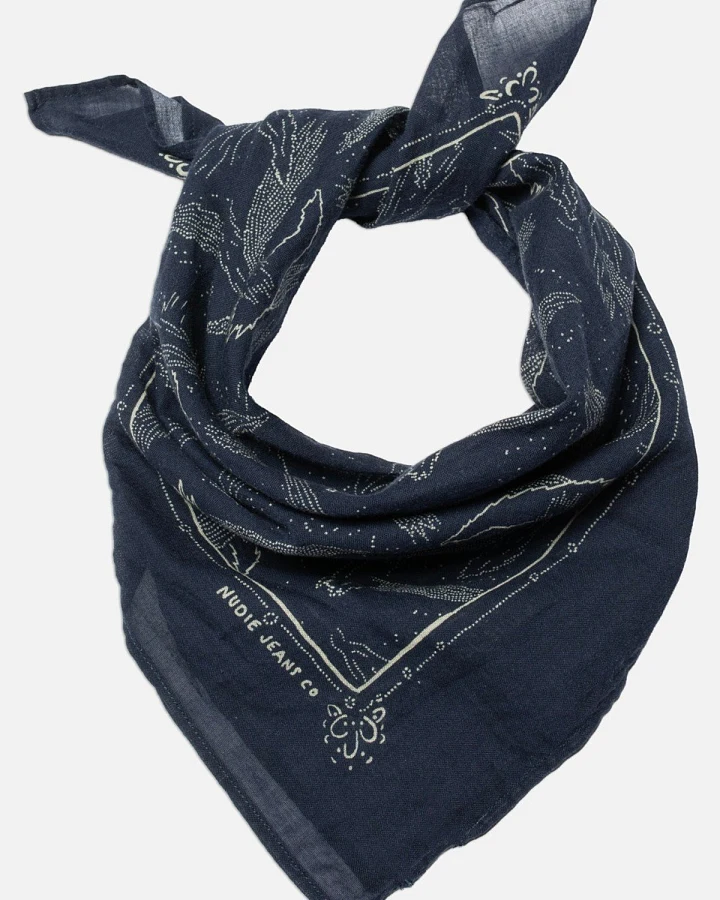 Ingrid Bandana Starburst Blau