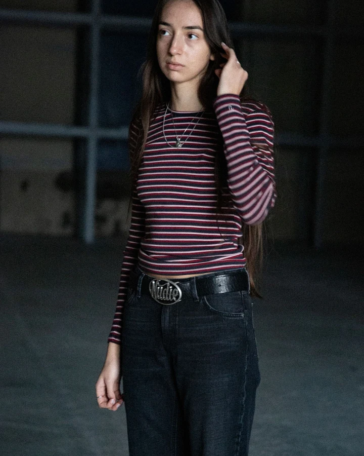 Longsleeve Jessy Striped Rot