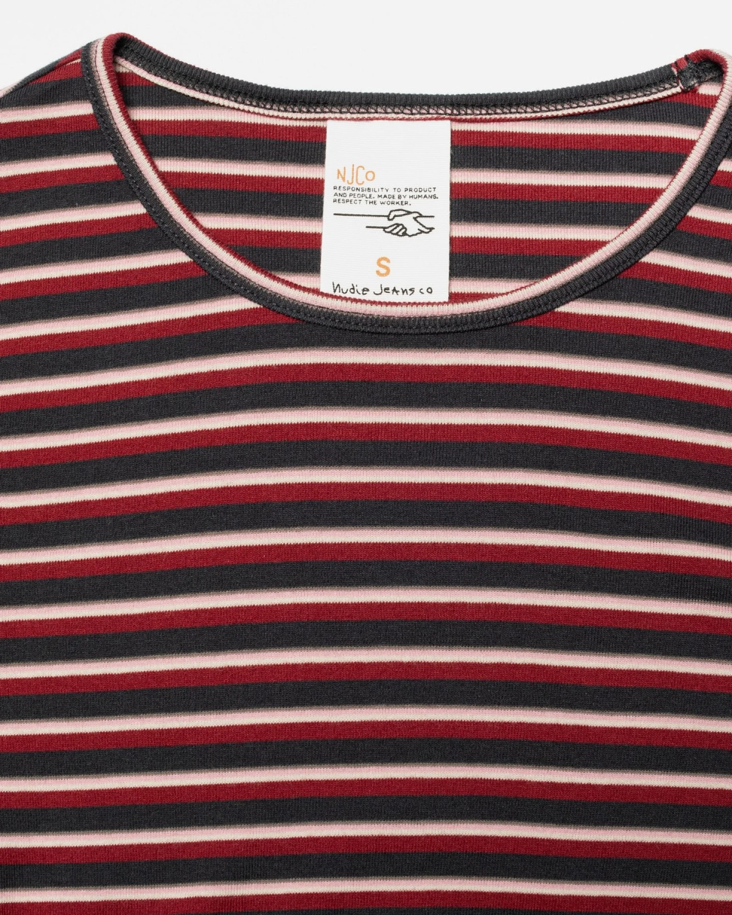 Longsleeve Jessy Striped Rot – Ansicht 4