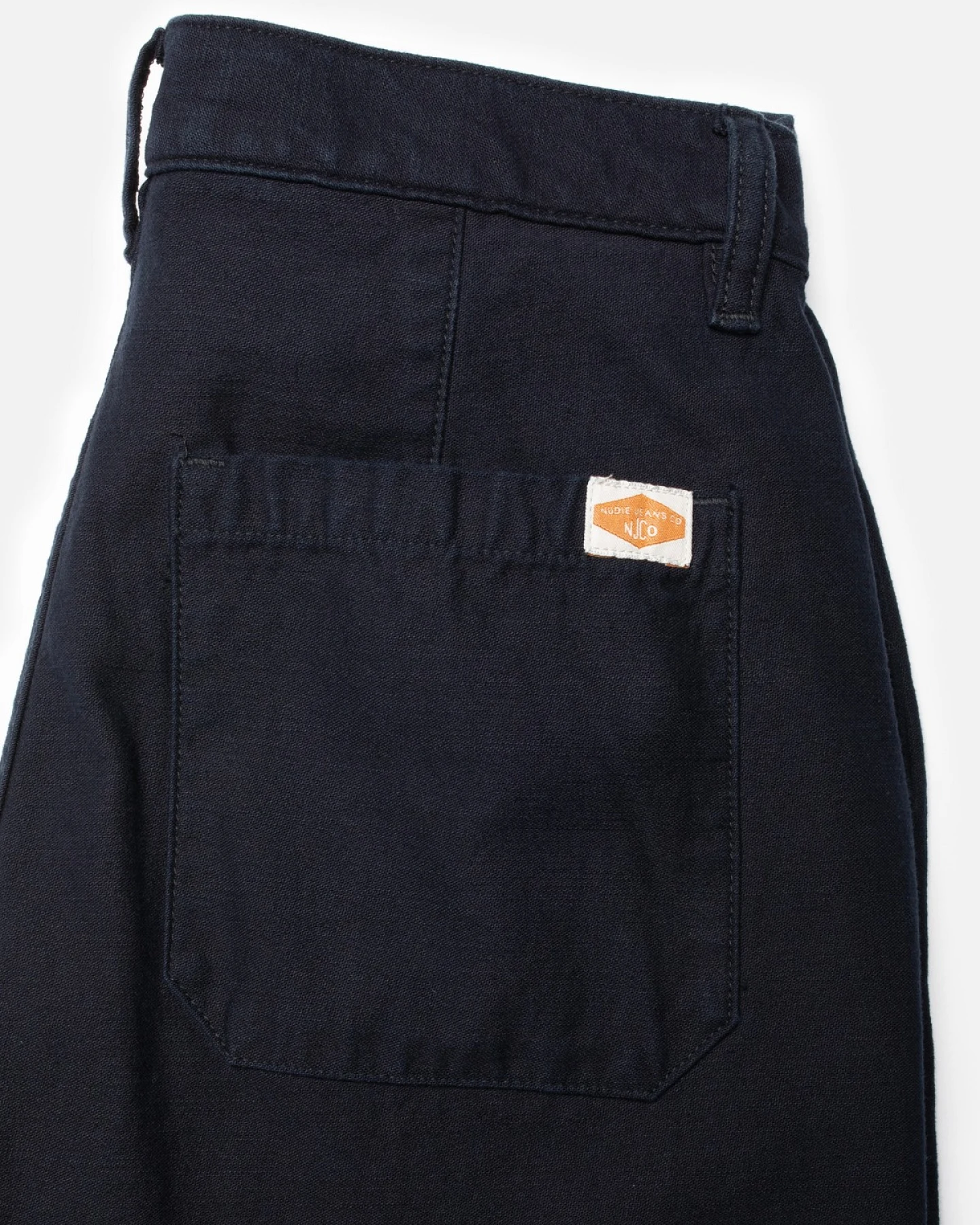 Hose Wendy Back Sateen Indigo Dunkelblau – Ansicht 6