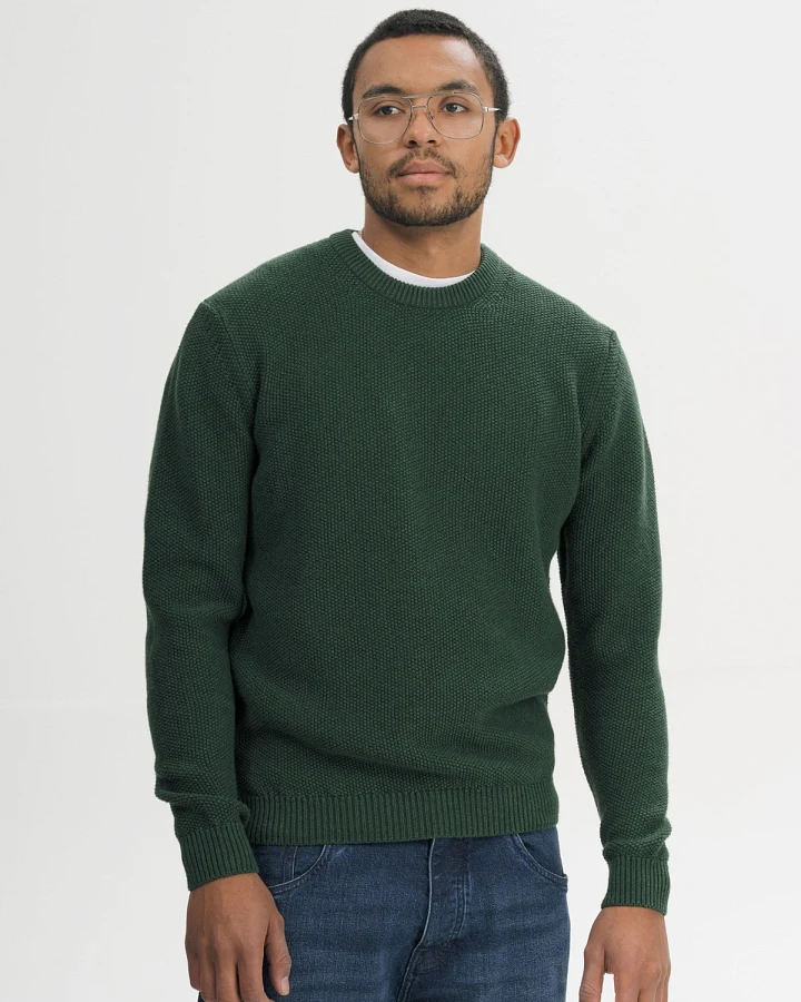 Strickpullover Vareen Dunkelgrün