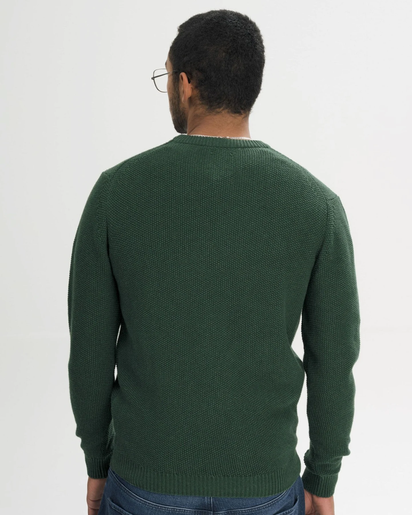 Strickpullover Vareen Dunkelgrün – Ansicht 4