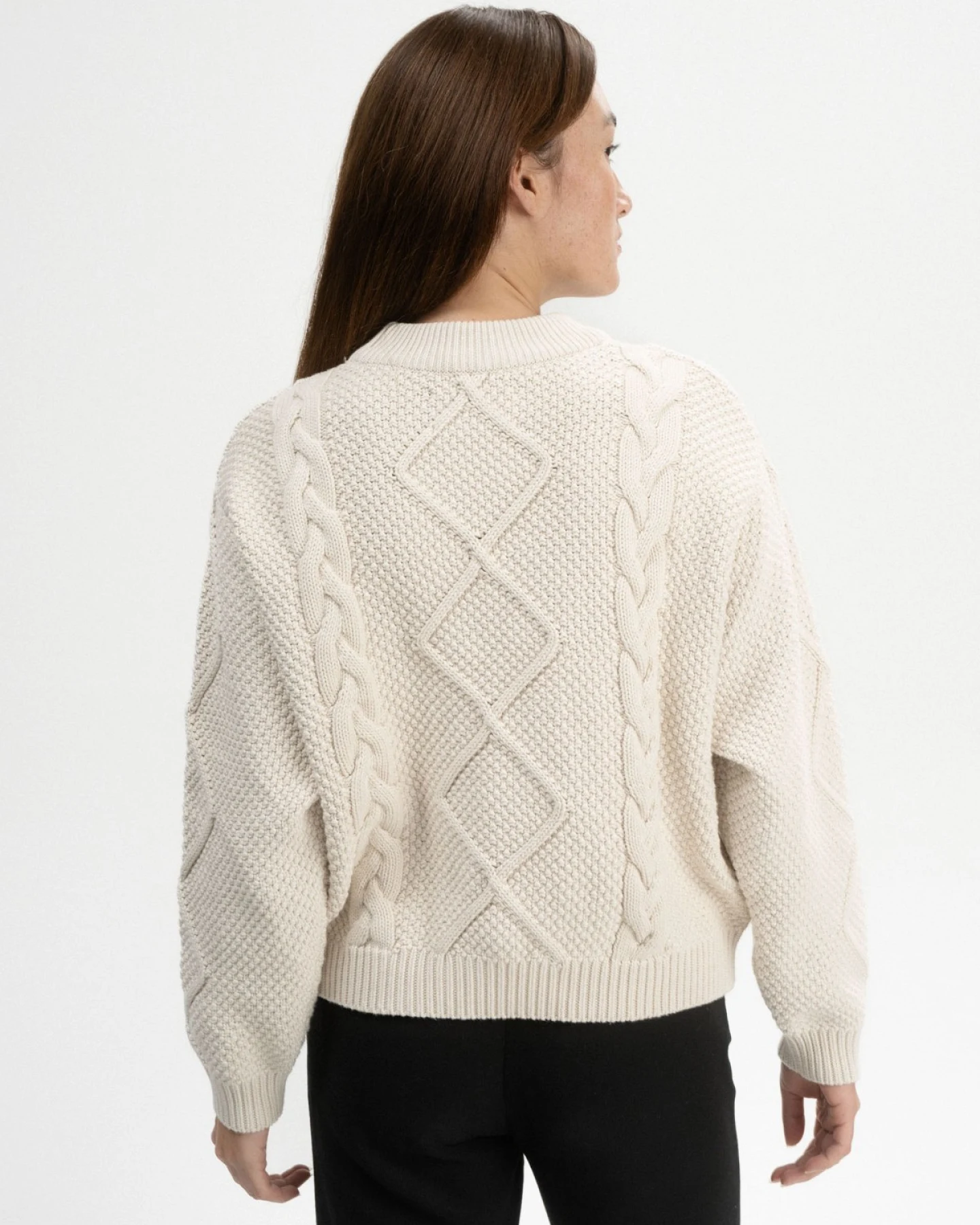 Strickpullover Zopfmuster Samaira – Ansicht 2
