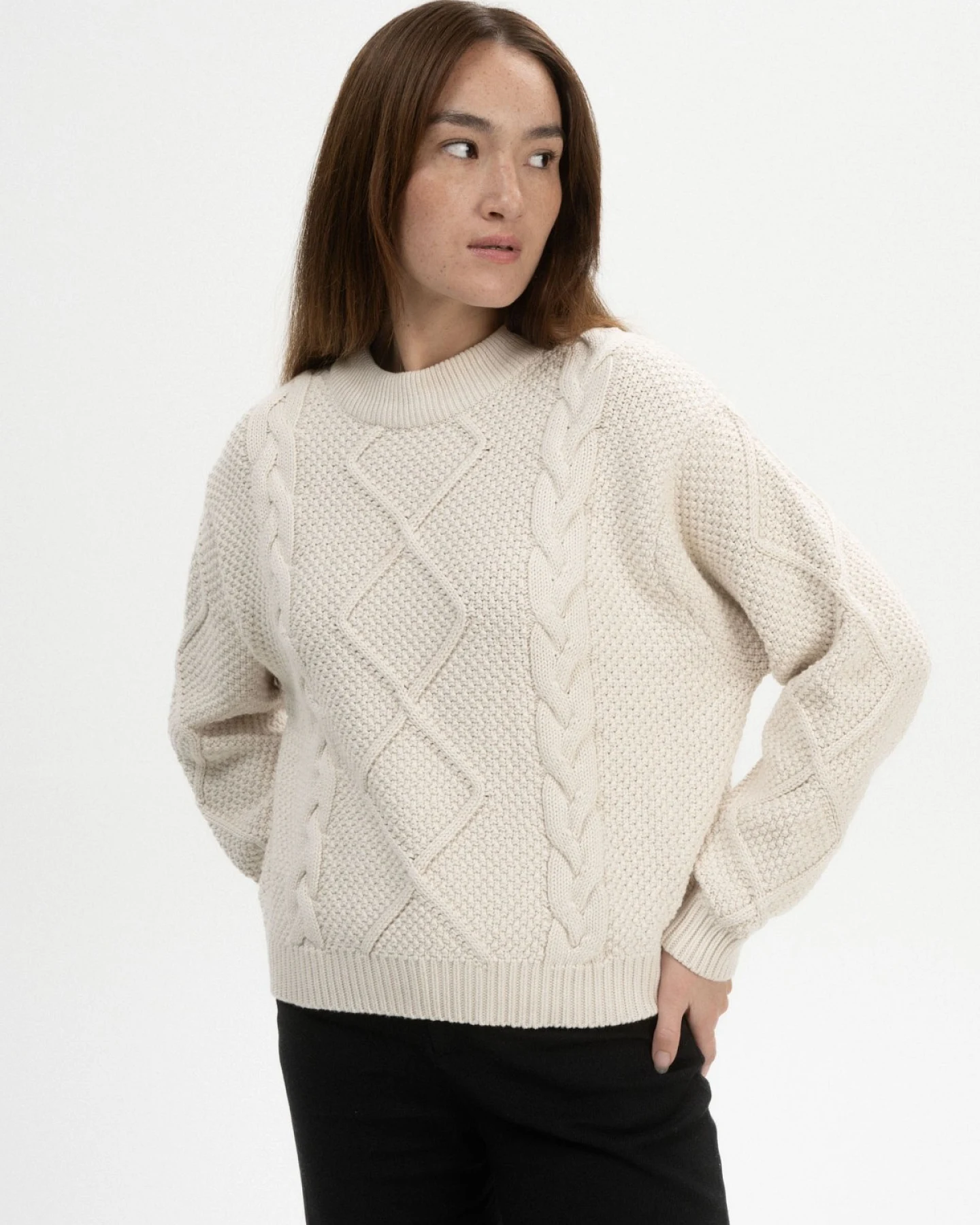Strickpullover Zopfmuster Samaira – Ansicht 6