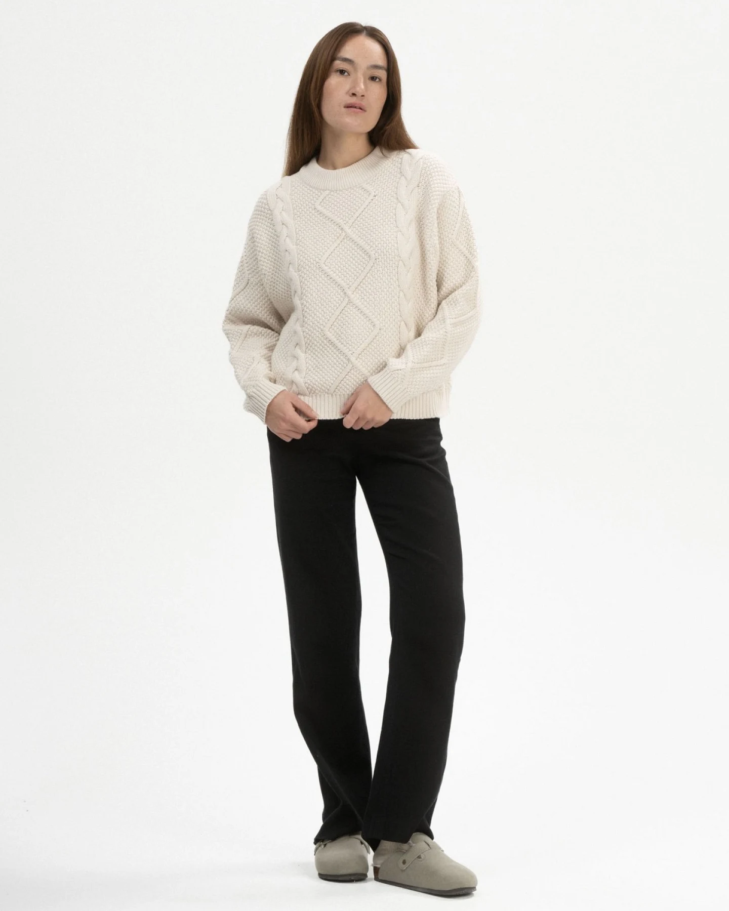 Strickpullover Zopfmuster Samaira – Ansicht 3