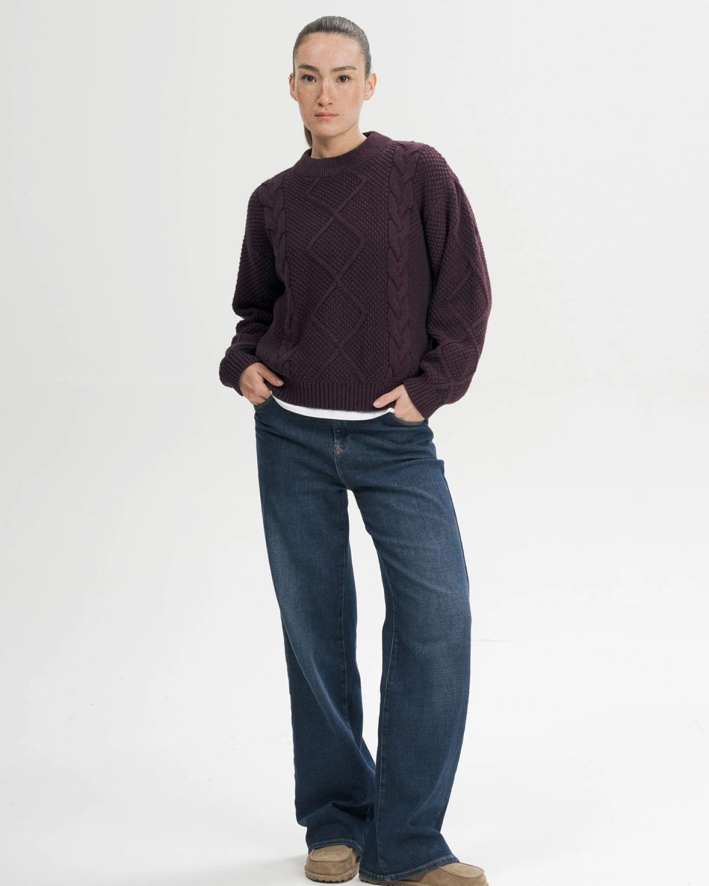 Strickpullover Zopfmuster Samaira – Ansicht 4
