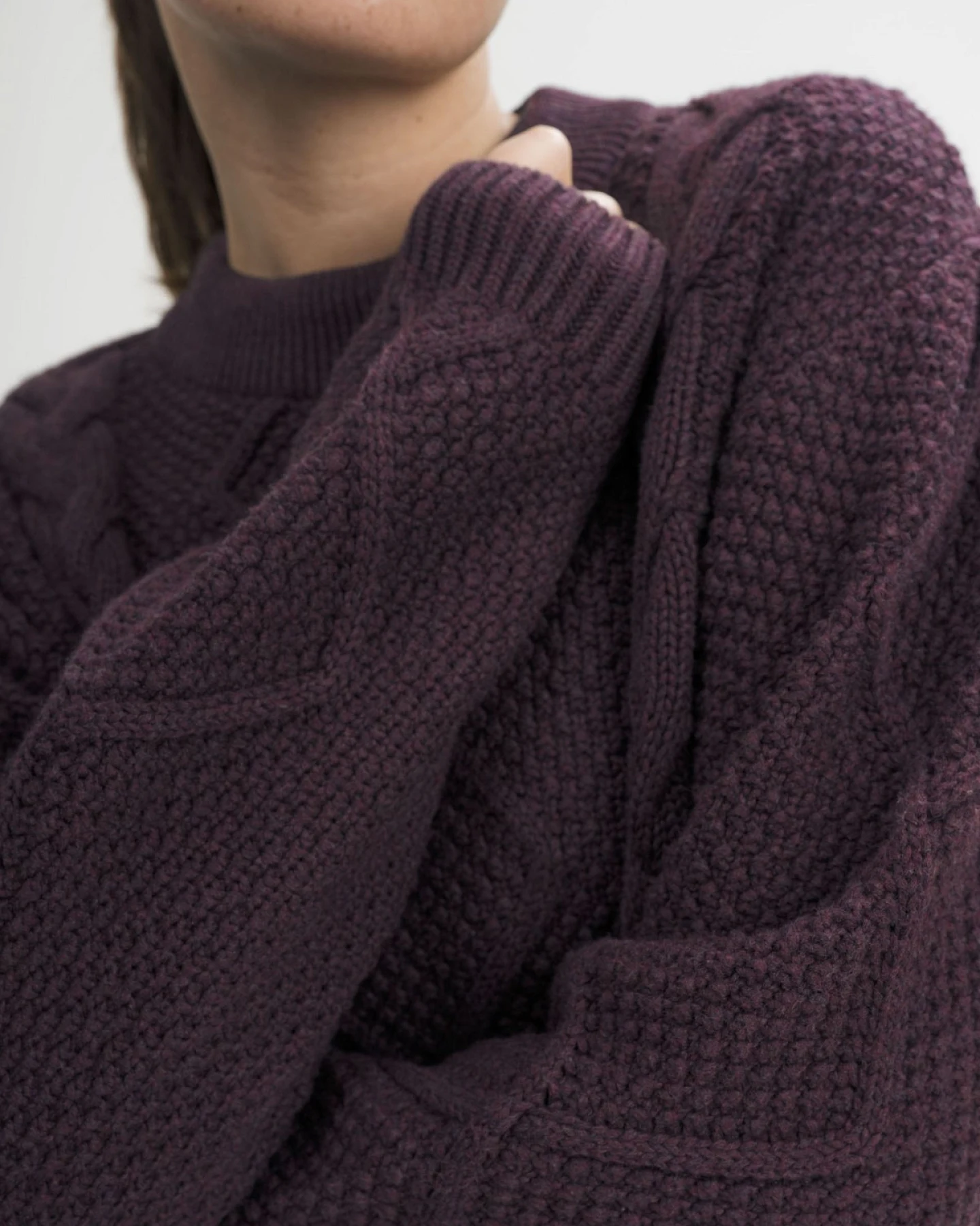Strickpullover Zopfmuster Samaira – Ansicht 2
