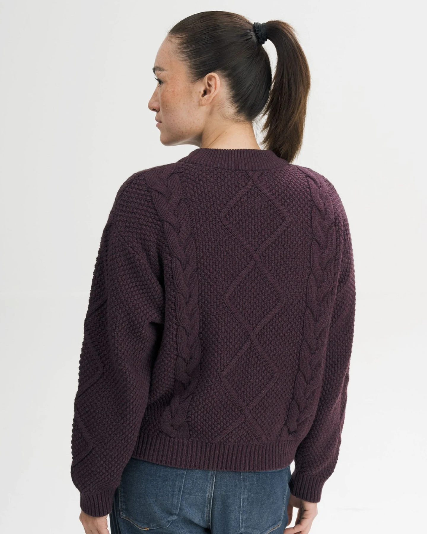 Strickpullover Zopfmuster Samaira – Ansicht 3