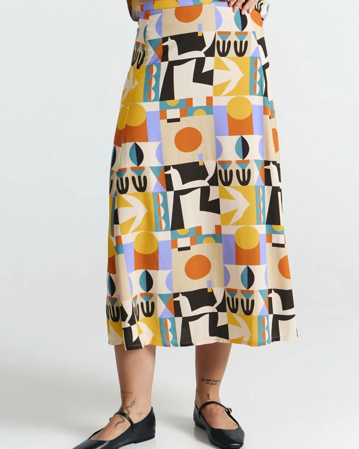 Rock Borneo Print Vibes Orange