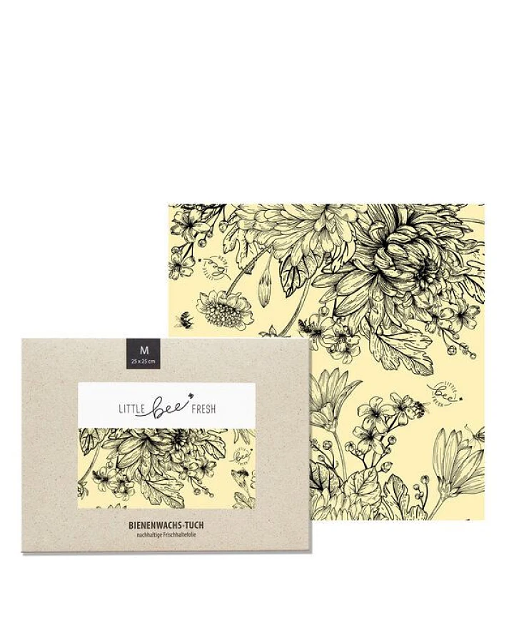 little bee fresh Bio-Bienenwachstuch "Mittel" - 25x25 cm
