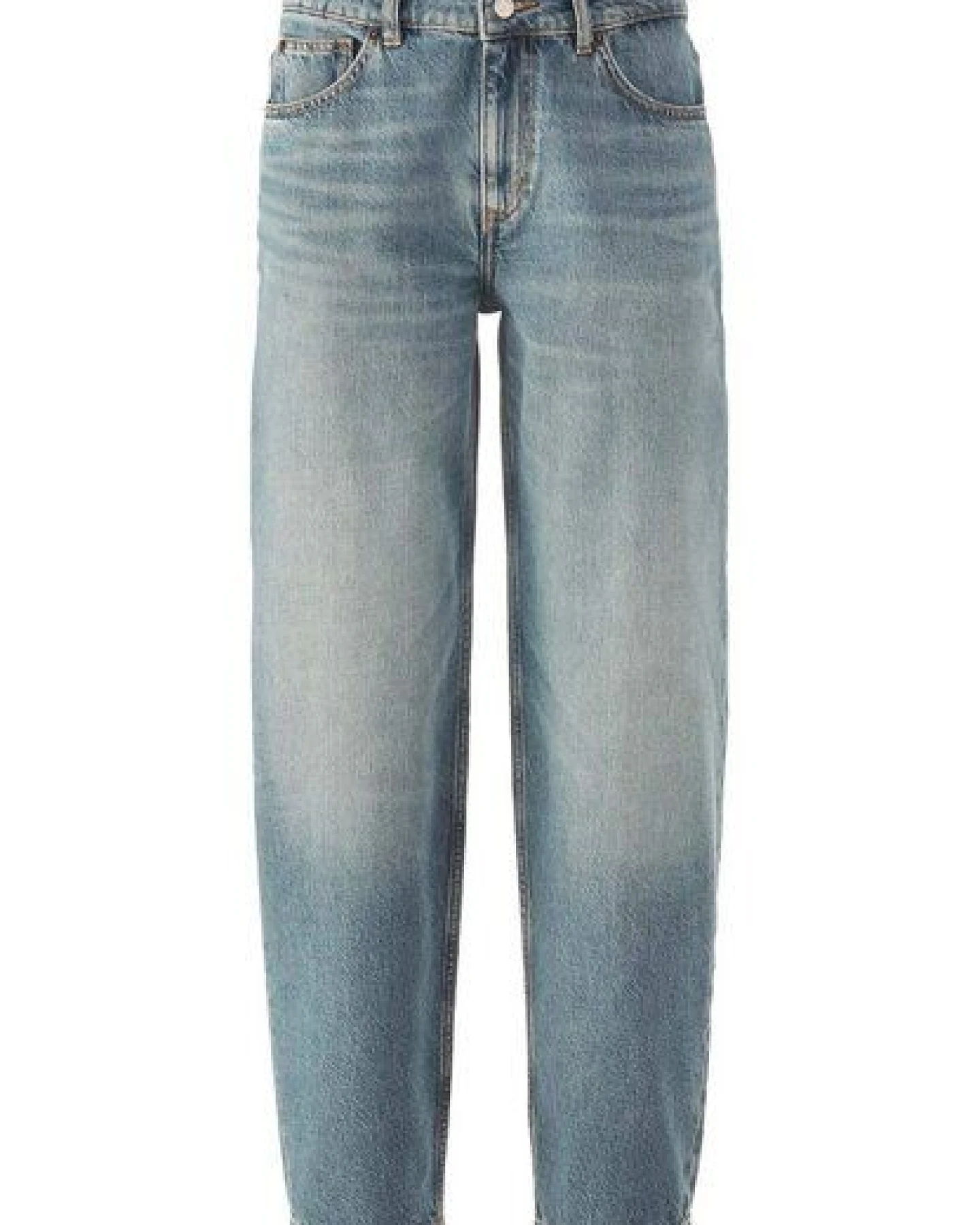 hessnatur Jeans NELE High Rise Barrel Leg aus reinem Bio-Denim – Ansicht 3