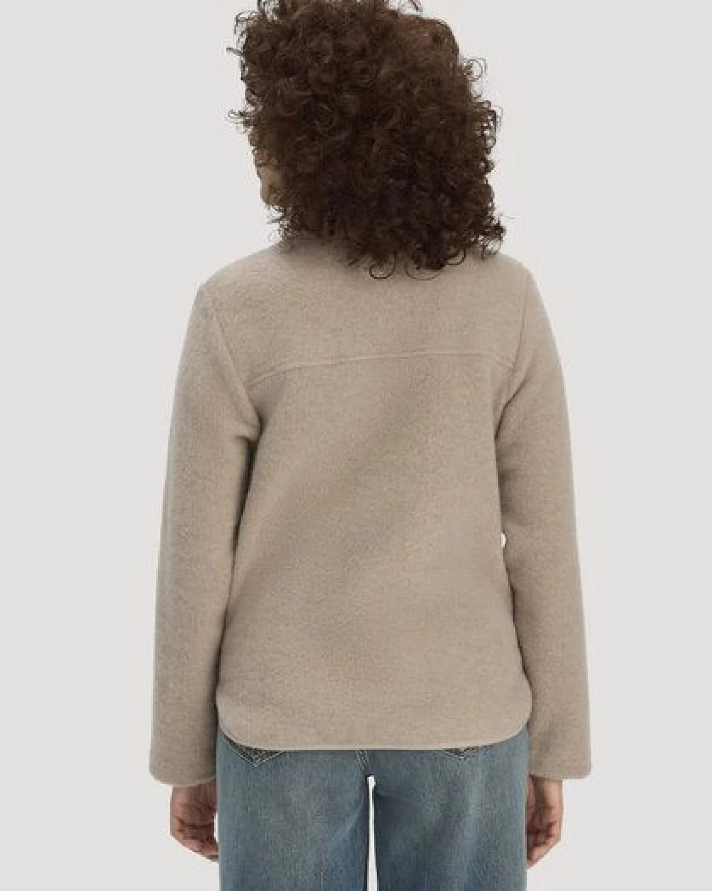 hessnatur Wollfleece Jacke Regular aus reiner Bio-Merinowolle – Ansicht 2