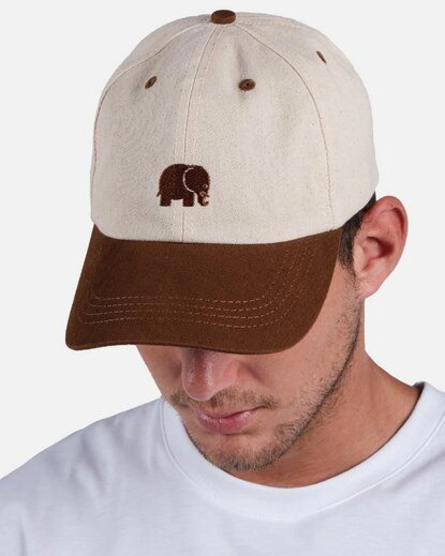 Trendsplant Logo Dad Cap Camel Ecru – Ansicht 2