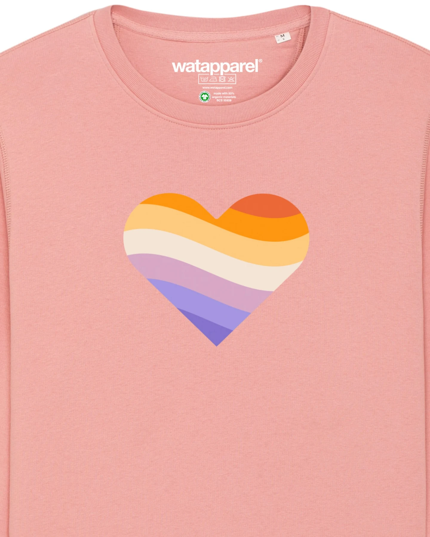 Watapparel Sweatshirt Rainbow Heart – Ansicht 3
