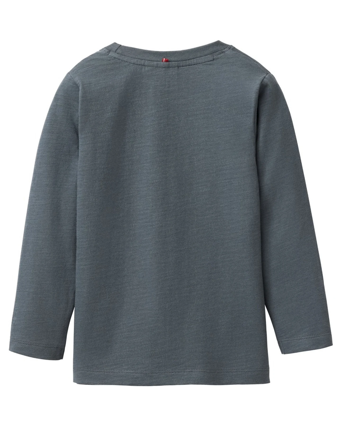 People Wear Organic Langarm-Shirt schieferblau 98/104 – Ansicht 2