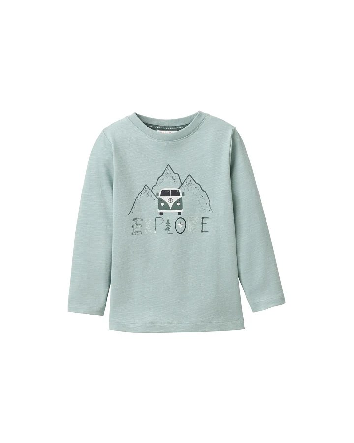 People Wear Organic Langarm-Shirt mint 98/104