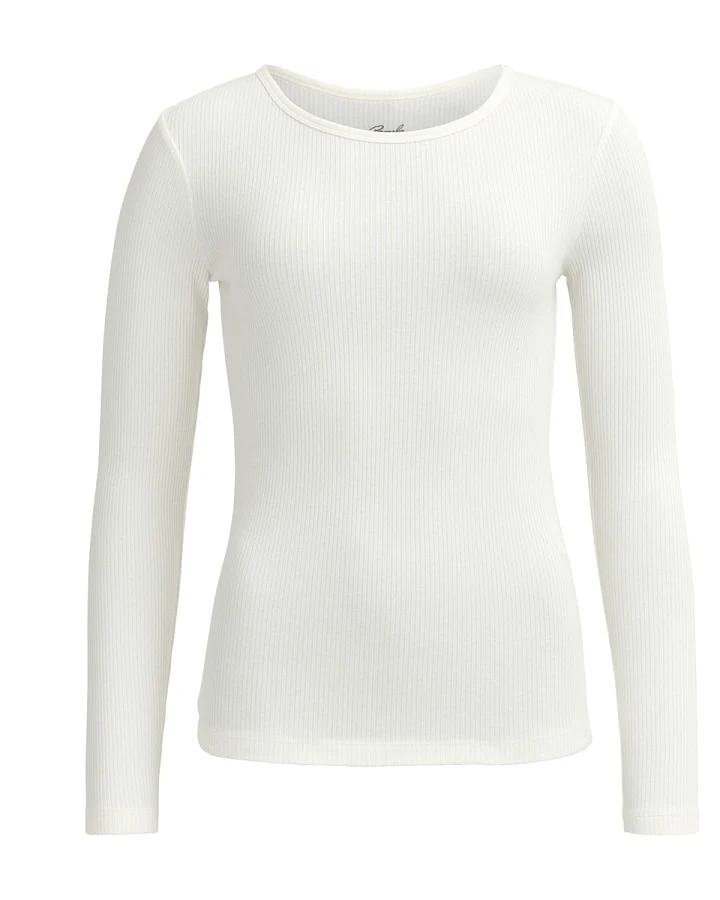 People Wear Organic Langarm-Shirt weiß XS