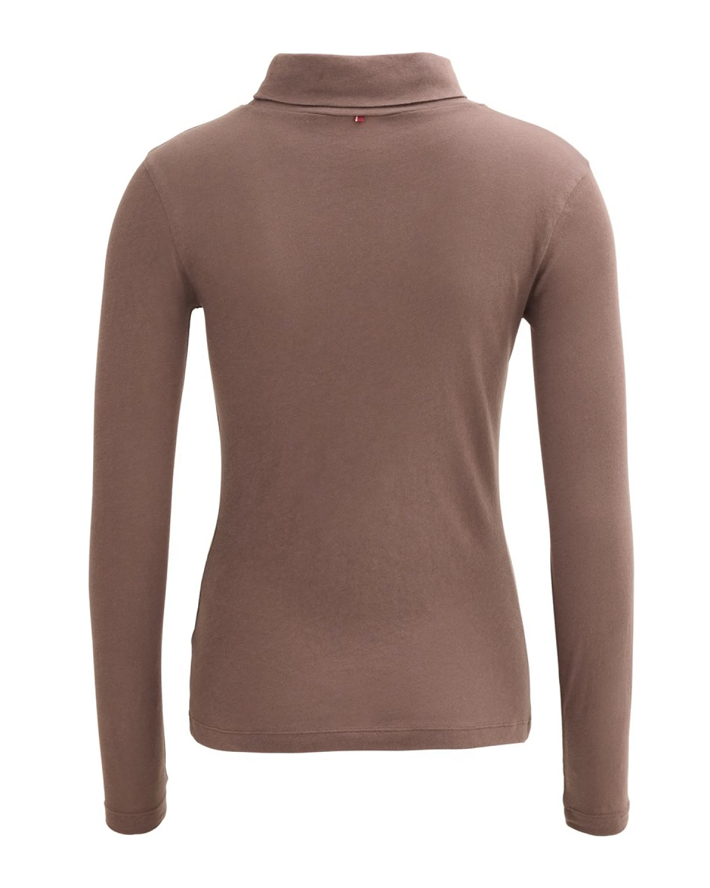 People Wear Organic Langarm-Shirt Rollkragen taupe XS – Ansicht 2