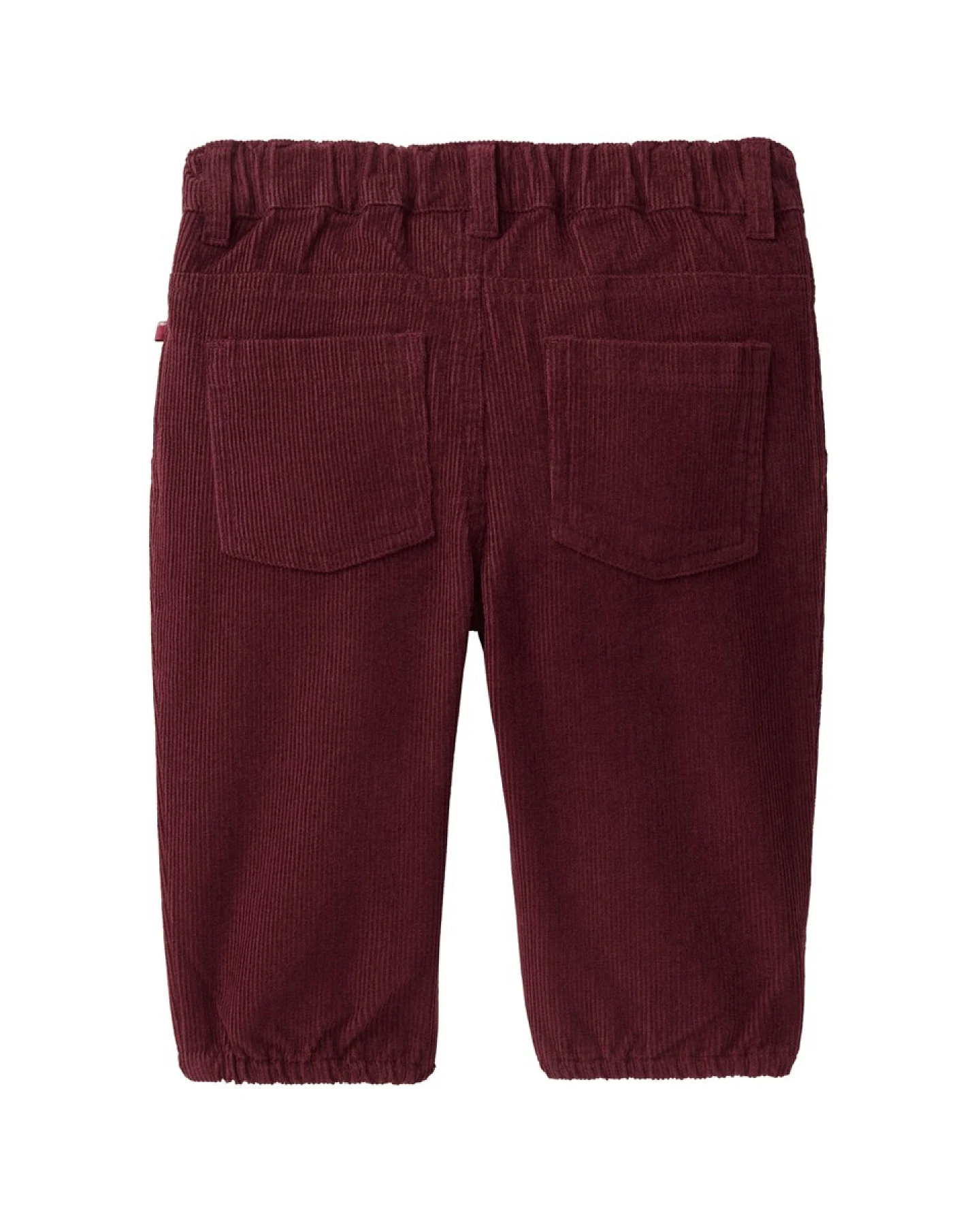 People Wear Organic Kord-Hose bordeaux 86/92 – Ansicht 2
