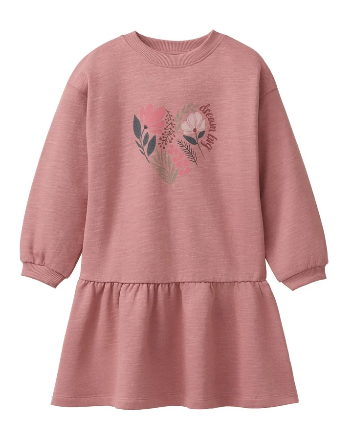 People Wear Organic Sweat-Kleid altrosa 110