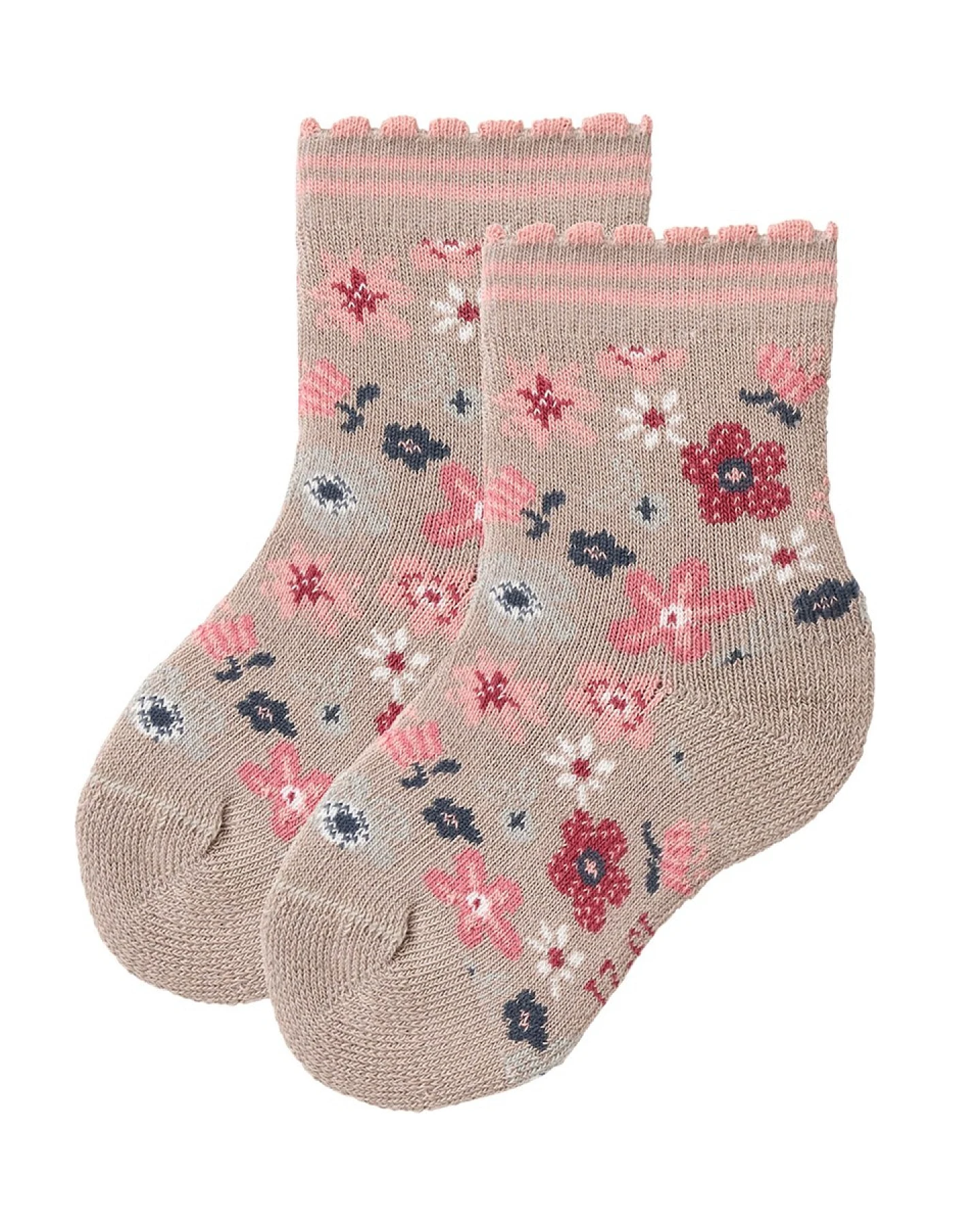 People Wear Organic 2er-Pack Frottee-Socken altrosa mix Gr. 22-24 – Ansicht 2