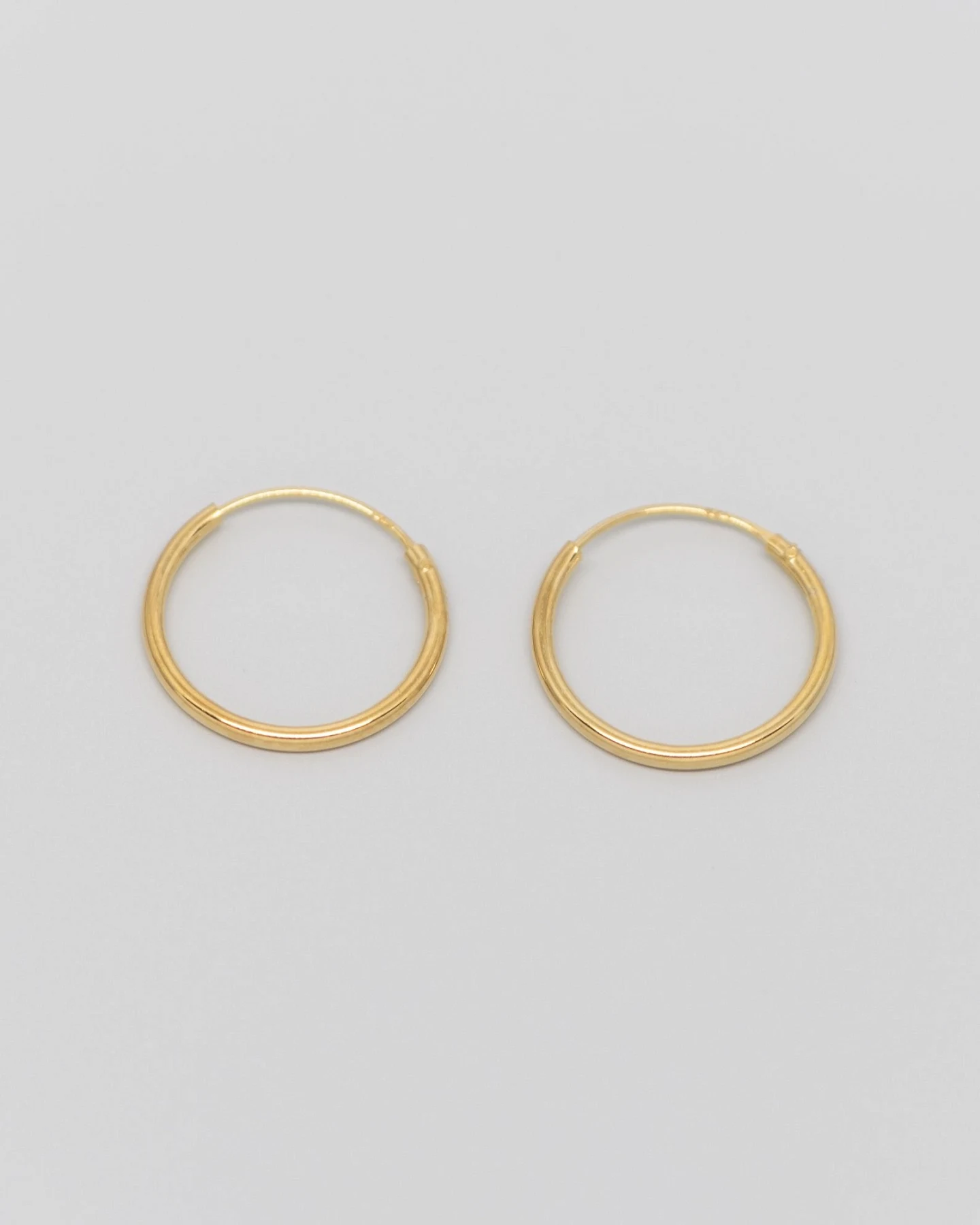 fejn Damen vegan Hoop Einfach Gold – Ansicht 2