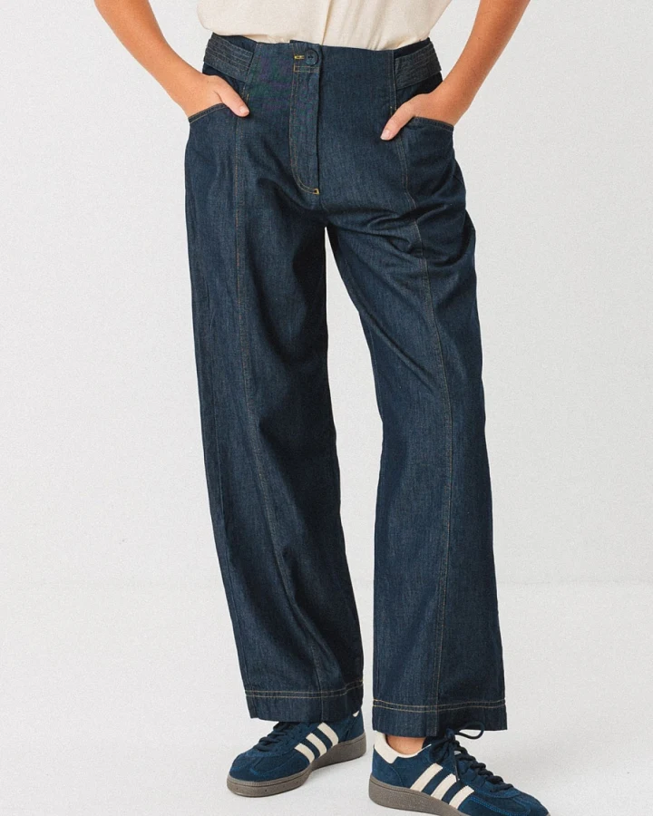 SKFK Damen vegan Jeans Bezi Blau