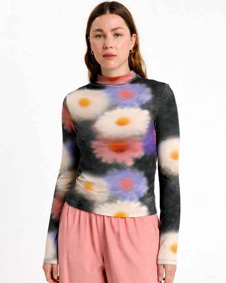 SUITE13LAB Damen vegan Top Alva Print Blossom