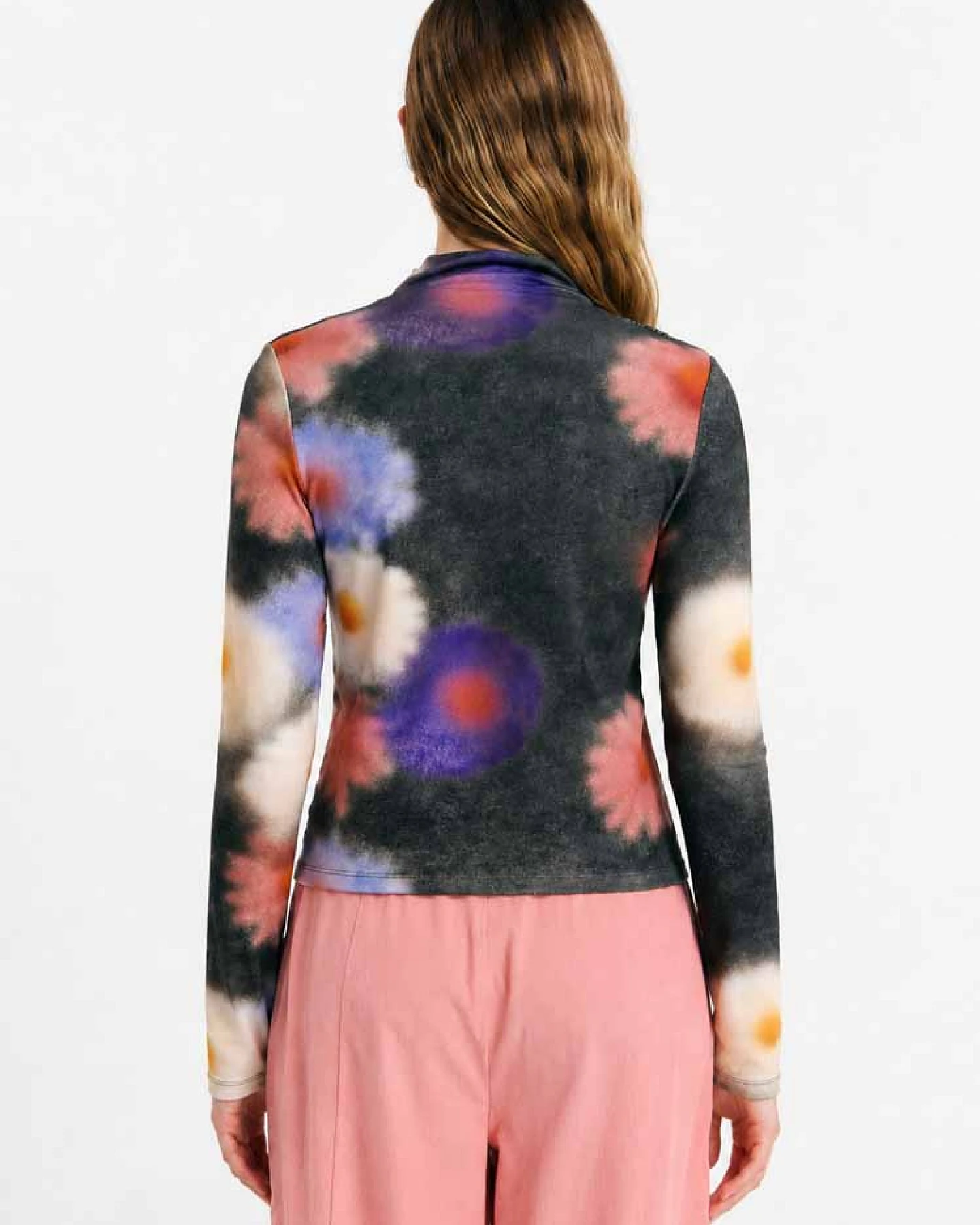SUITE13LAB Damen vegan Top Alva Print Blossom – Ansicht 2