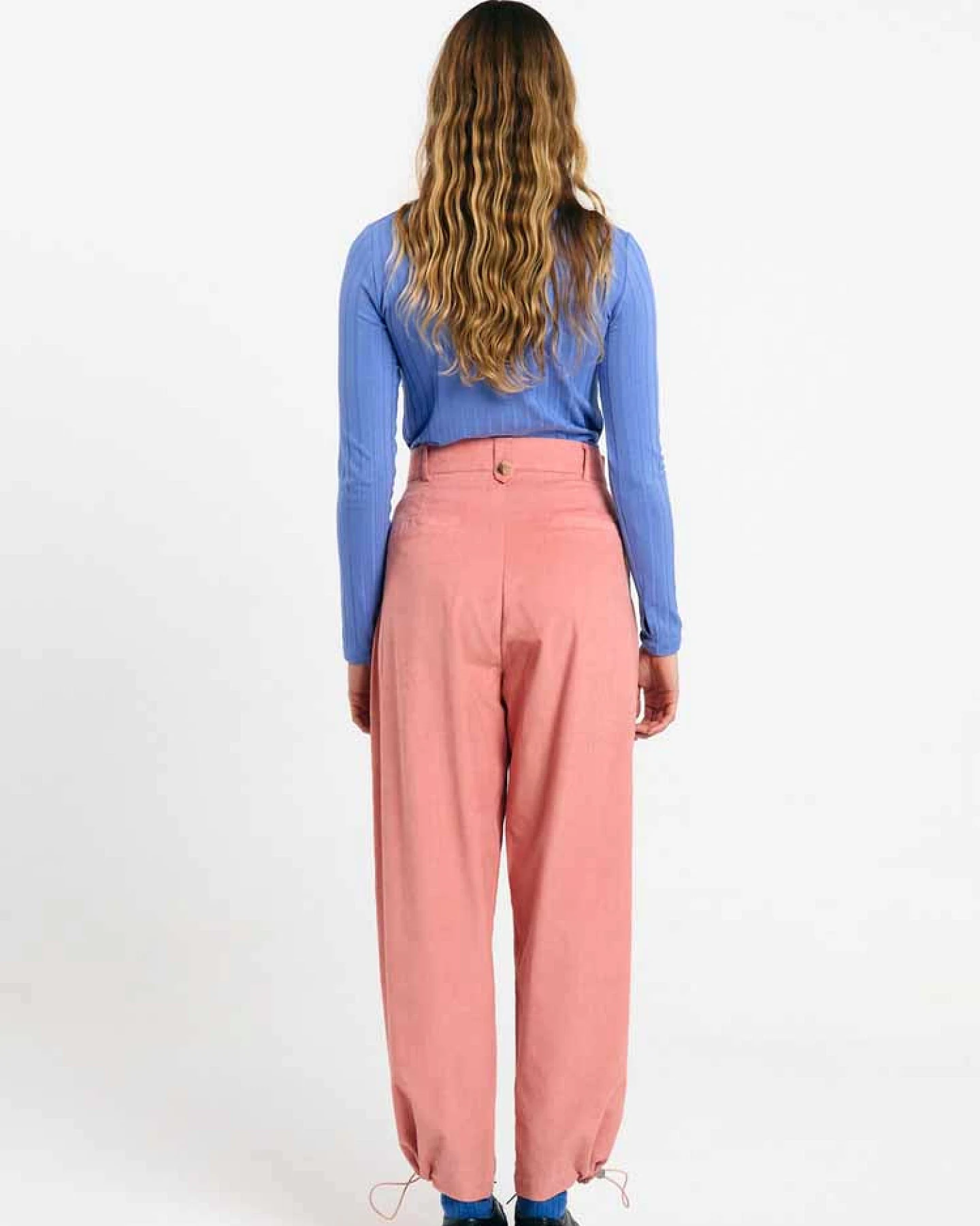 SUITE13LAB Damen vegan Hose Nine In Pink – Ansicht 2