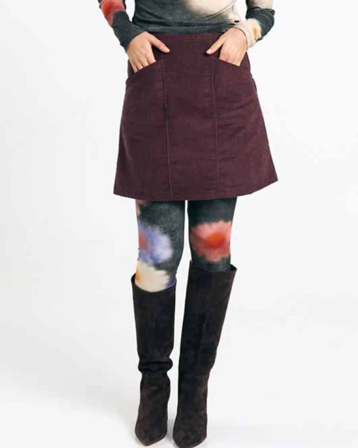 SUITE13LAB Damen vegan Rock Faro Cord Braun