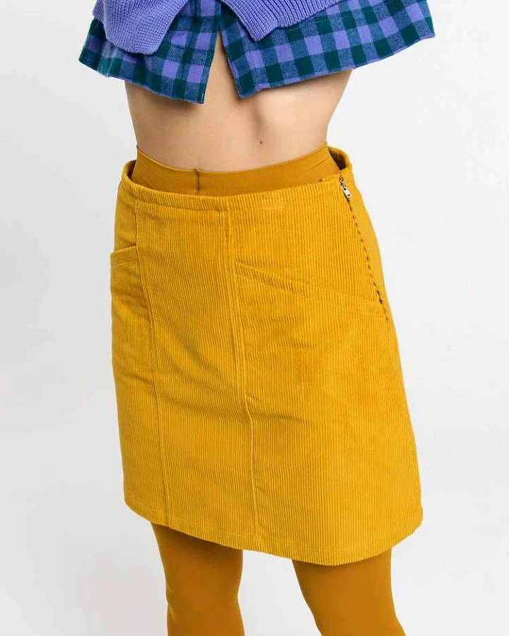 SUITE13LAB Damen vegan Rock Faro Cord Mustard