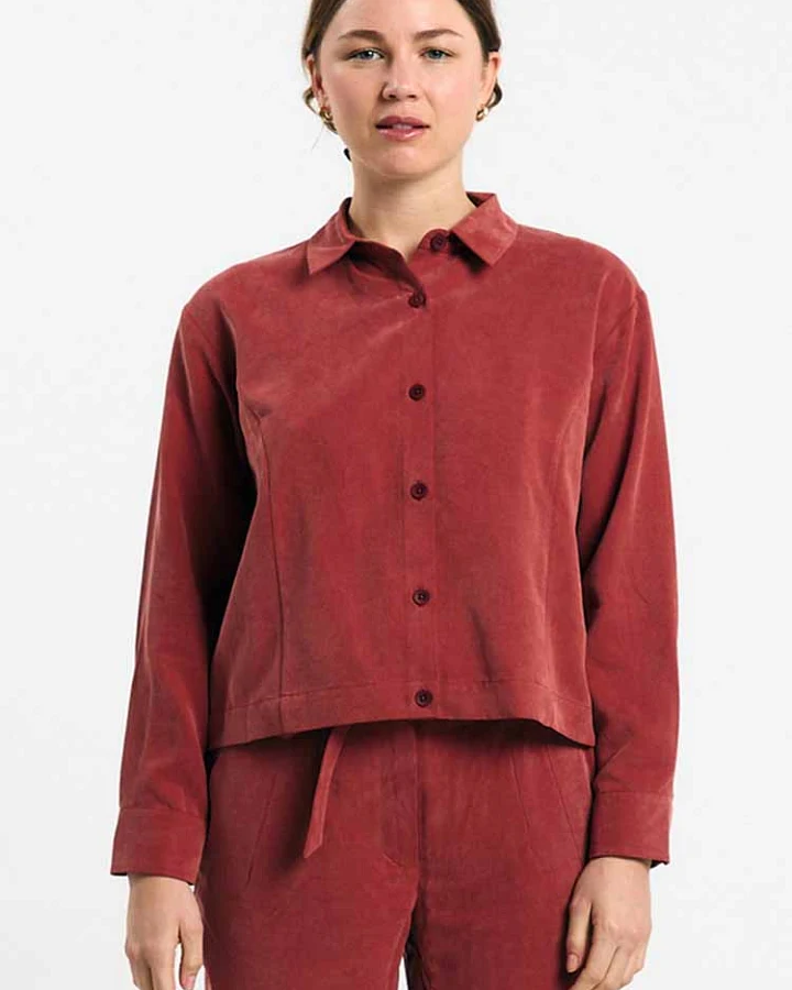SUITE13LAB Damen vegan Shirt Lisboa Brick