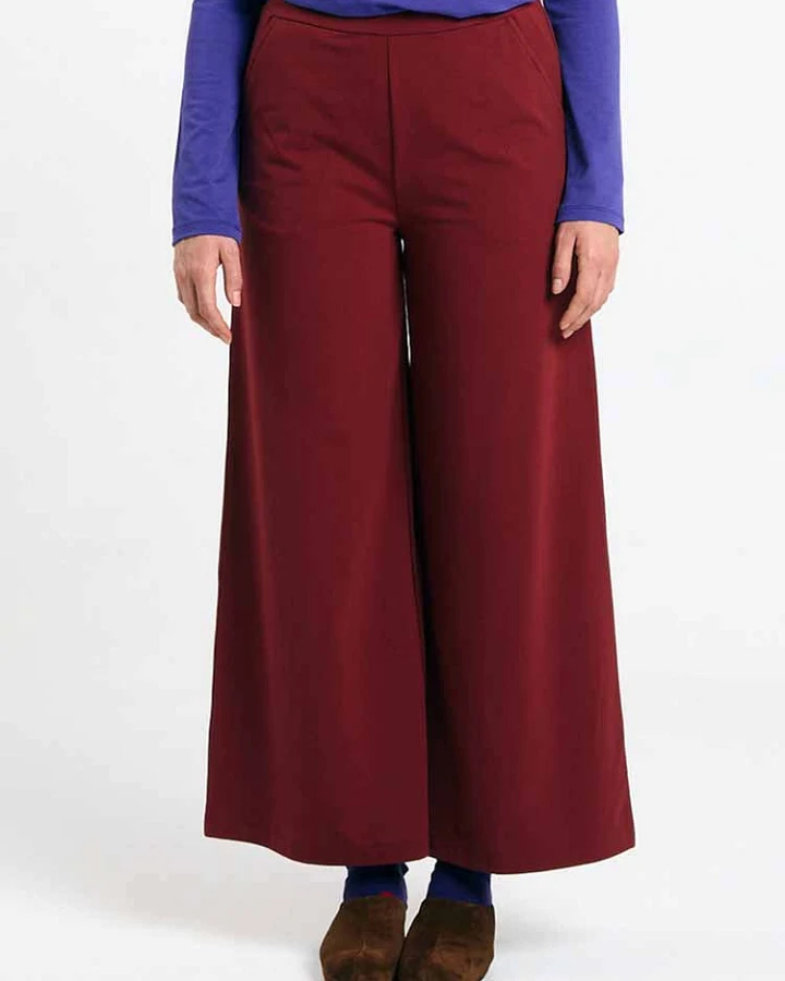 SUITE13LAB Damen vegan Hose Palau Brick