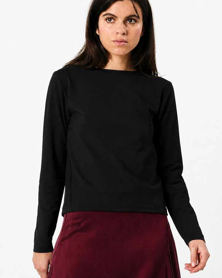 SUITE13LAB Damen vegan Top Maia Schwarz