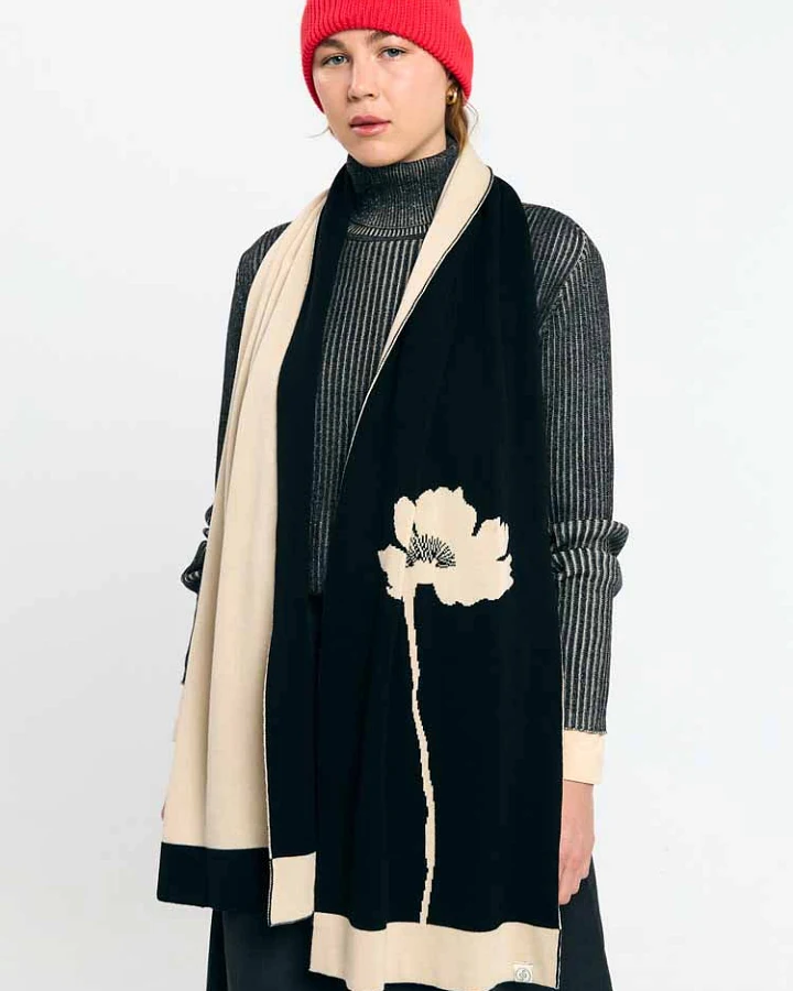 SUITE13LAB Damen vegan Schal London Flower