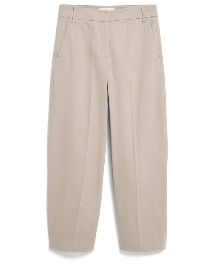 ARMEDANGELS - Women's Barrel Leg Twill Pant - Freizeithose Gr L grau